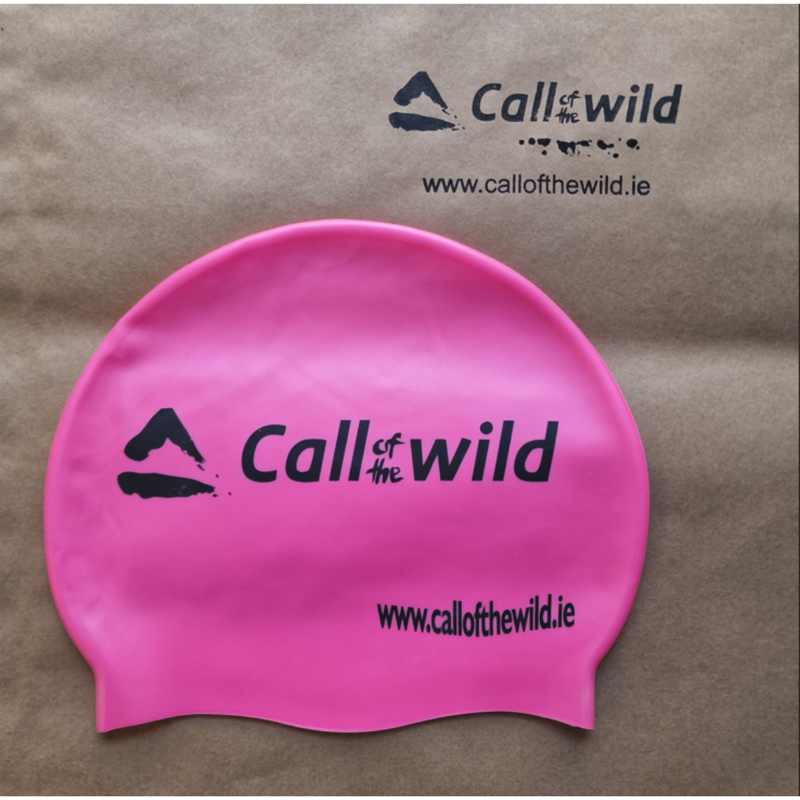 Custom logo premium silicone swim cap-3